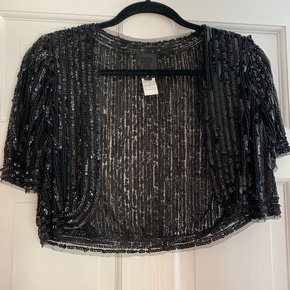 Stunning Anna Sui Sequin Blazer